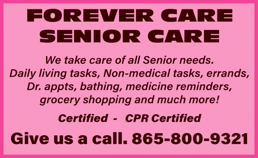 Forever Care Senior Care