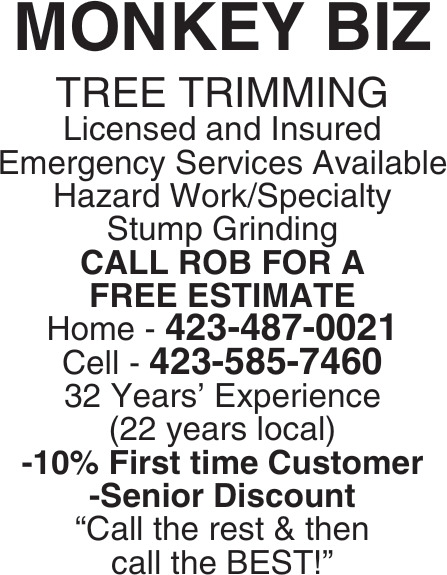 Monkey Biz Tree Trimming