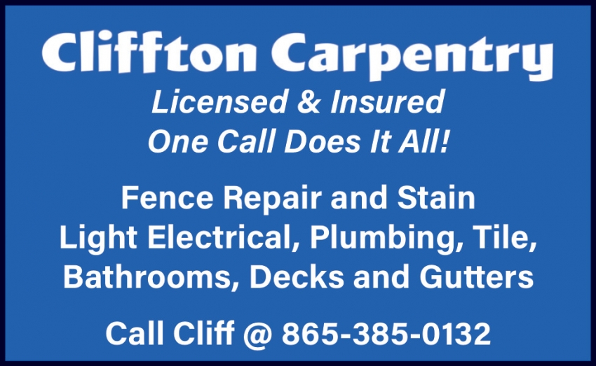 Cliffton Carpentry