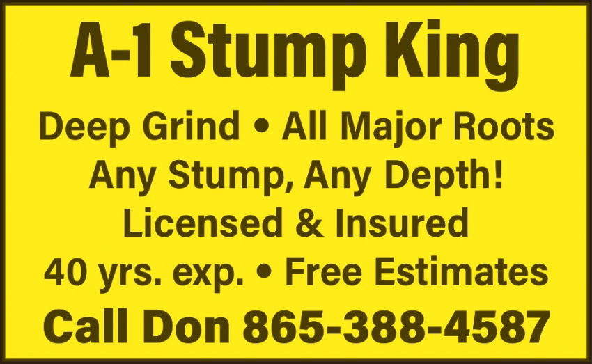 A-1 Stump King