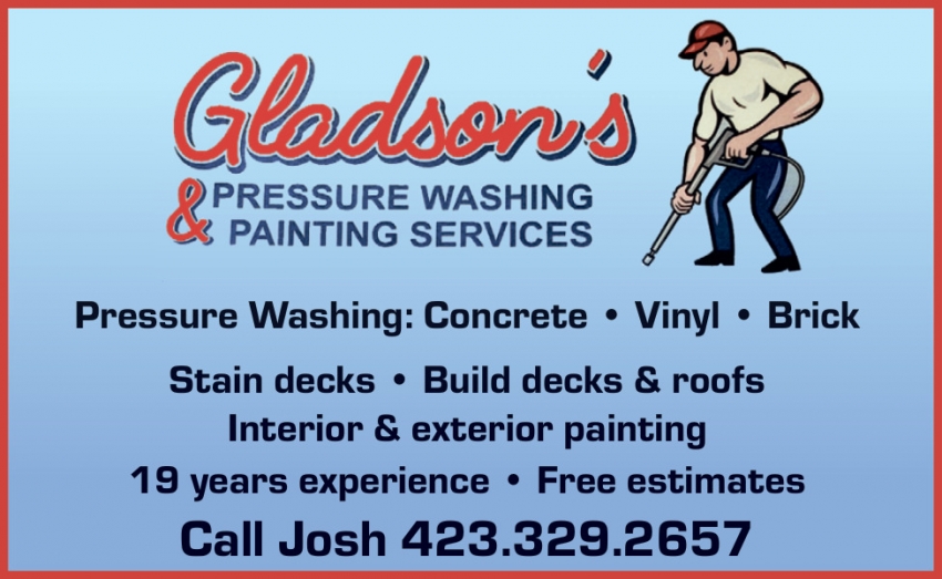 Gladson's Pressure Washing, Painting & Building Services