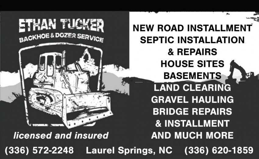 Ethan Tucker Backhoe & Dozer Service