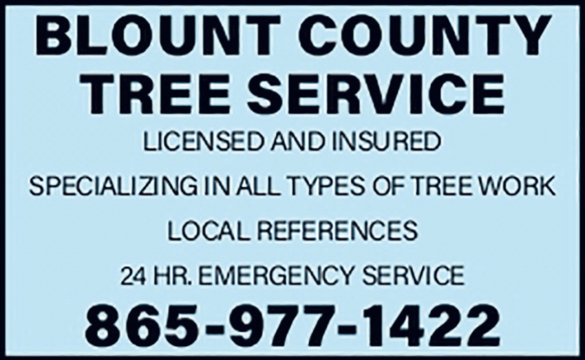 Blount County Tree Service