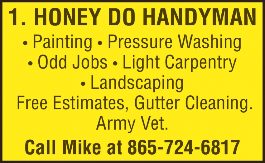 Honey Do Handyman