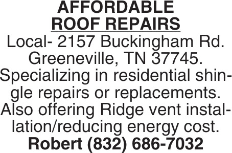 Affordable Roof Repairs