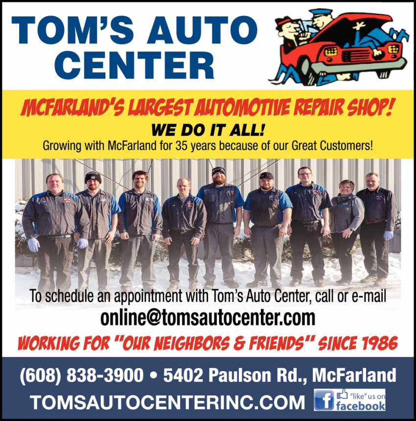 toms auto repair