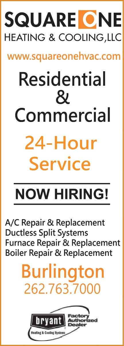 Residential & Commercial, Square One Heating & Cooling LLC, Burlington, WI