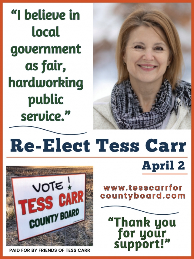 Re-Elect, Tess Carr