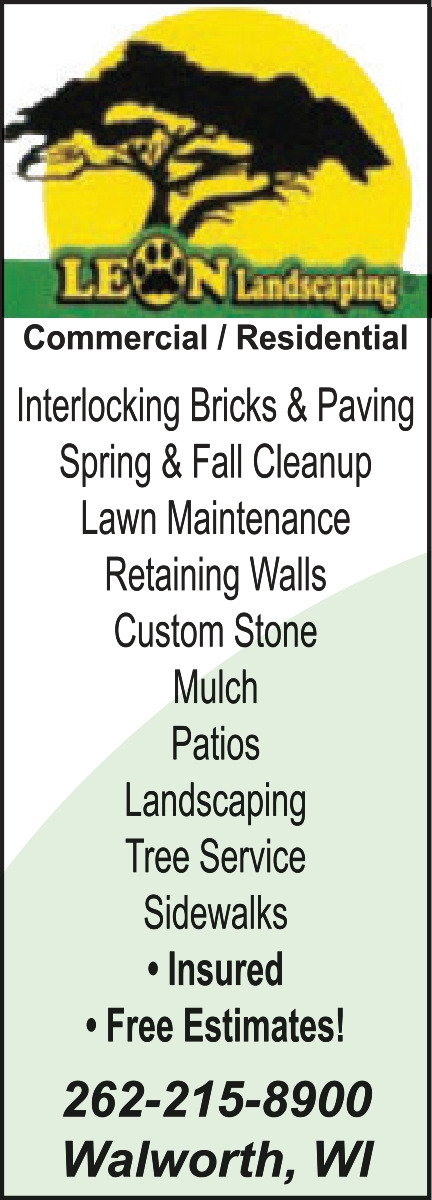 Interlocking Bricks & Paving, Leon Landscaping, Walworth, WI