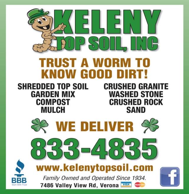 Trust a Worm to Know Good Dirt!, Keleny Top Soil, Inc, Verona, WI