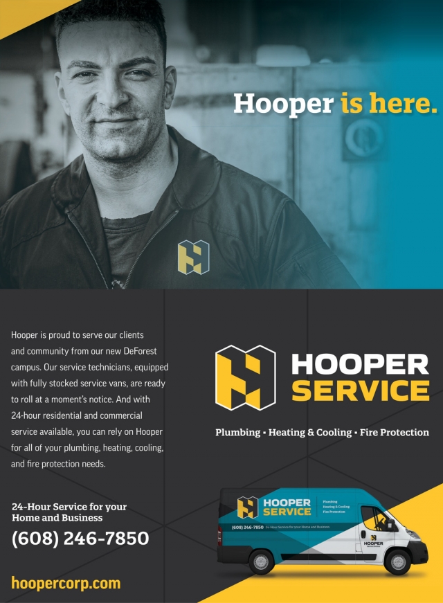 Hooper Is Here, Hooper Service, De Forest, WI