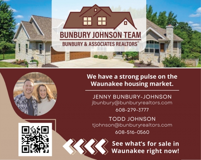 We Have a Strong Pulse on The Waunakee Housing Market., Bunbury & Associates Realtors - Todd Johnson & Jenny Bunburry-Johnson, Madison, WI