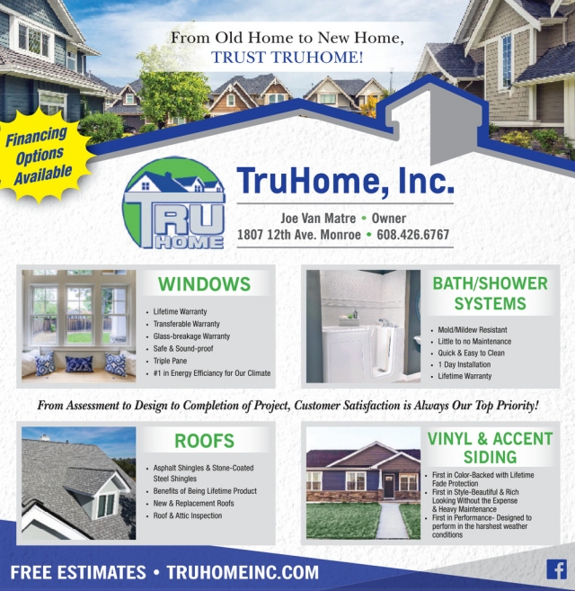 From Old Home to New Home, TruHome, Inc.