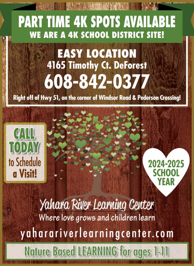 Easy Location, Yahara River Learning Center, De Forest, WI
