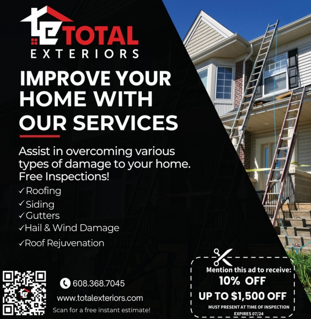 Improve Your Home with Our Services, Total Exteriors, Beloit, WI