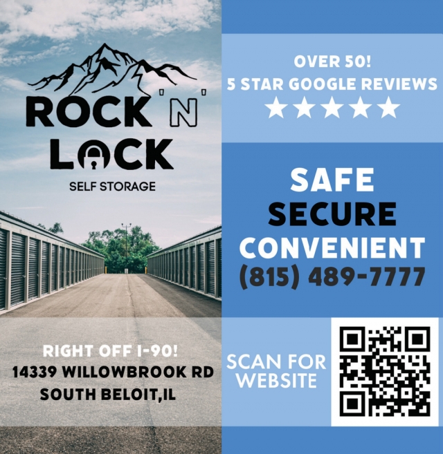 Safe Secure Convenient, Rock 'N' Lock Self Storage