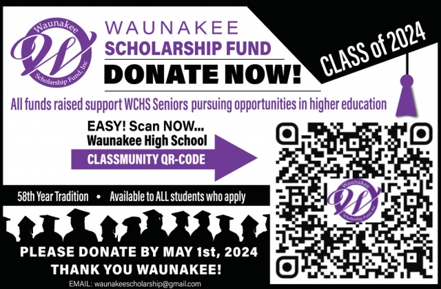 Donate Now!, Waunakee Scholarship Fund, Waunakee, WI