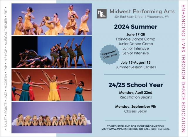 Fairytale Dance Camp, Midwest Performing Arts, LLC, Waunakee, WI