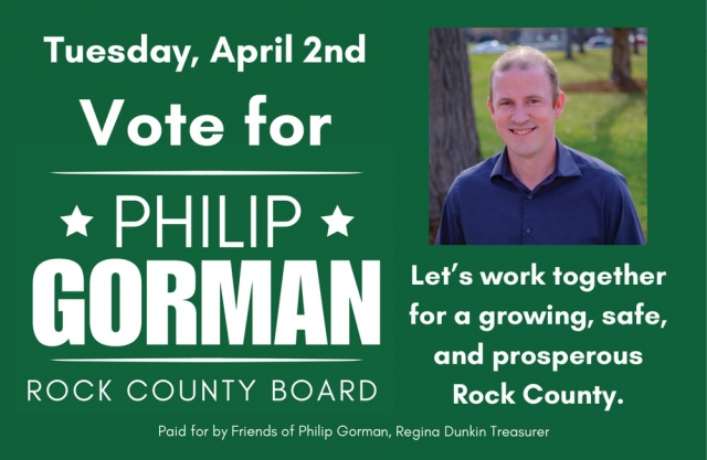 Rock County Board, Philip Gorman