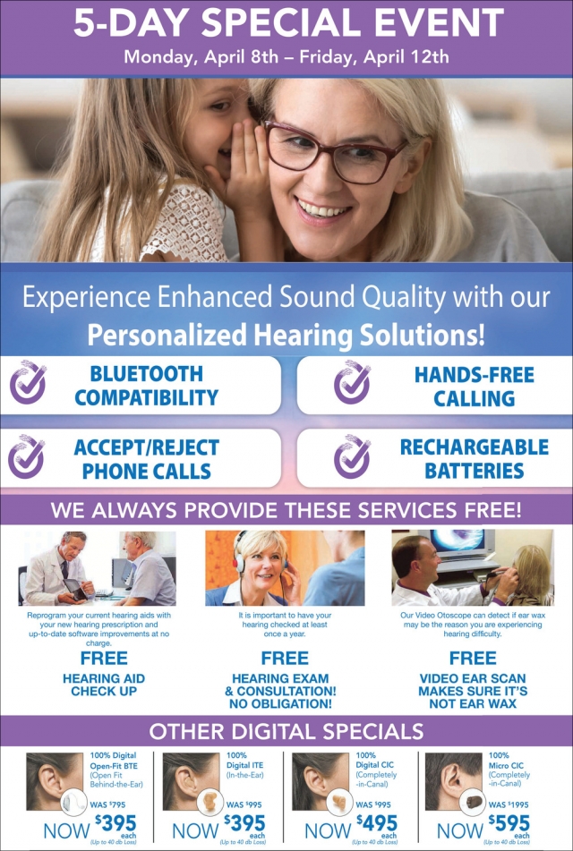 You're Invited to a Special Event, Elite Hearing Centers of America, Waukesha, WI