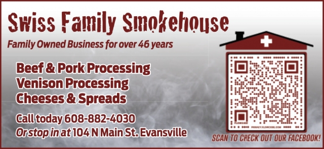 Beef & Pork Processing, Swiss Family Smokehouse, Evansville, WI