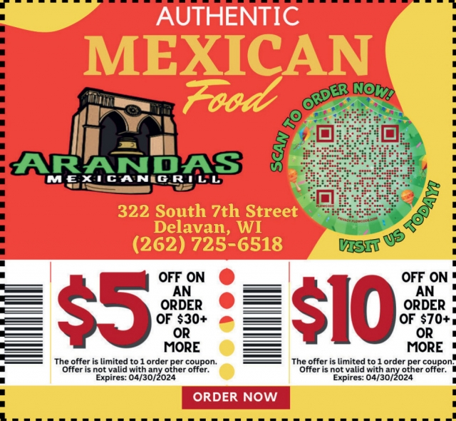 Authentic Mexican Food , Arandas Mexican Grill, Delavan, WI