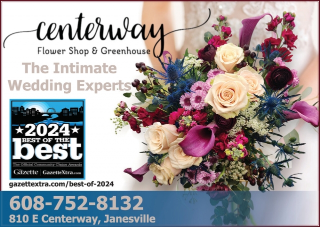 The Intimate Wedding Experts, Centerway Flower Shop & Greenhouse, Janesville, WI