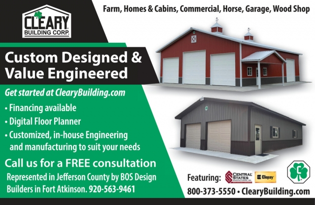 Custom Designed & Value Engineered, Cleary Building Corp.
