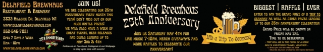 25th Anniversary, Delafield Brewhaus, Delafield, WI