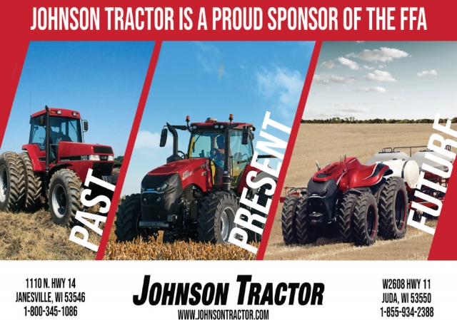 Johnson Tractor is a Proud Sponsor of the FFA, Johnson Tractor, Juda, WI