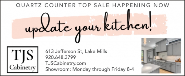 Update Your Kitchen!, TJS Cabinetry, Lake Mills, WI