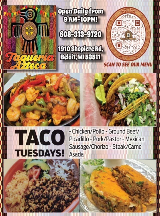 Taco Tuesdays!, Taqueria Azteca, Beloit, WI