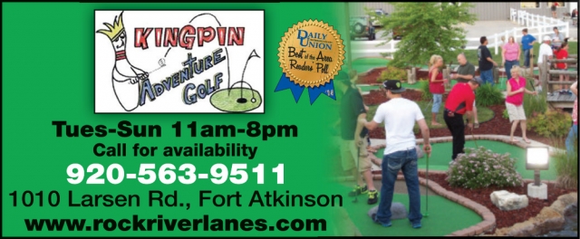 Call for Availability, Rock River Lanes, Fort Atkinson, WI