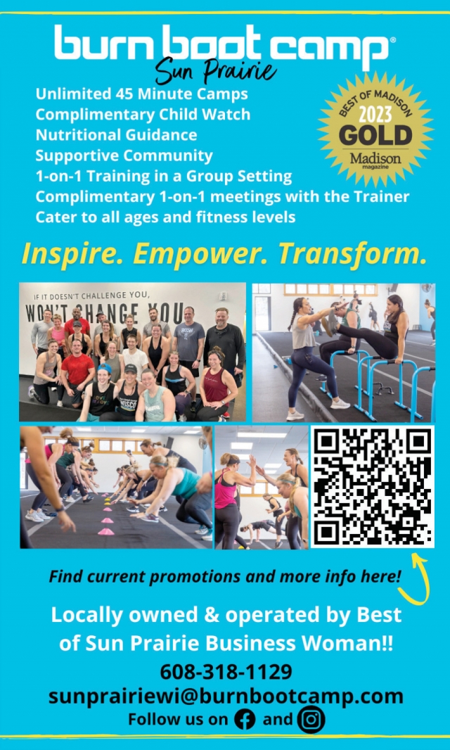 Find Current Promotions and More Info Here!, Burn Boot Camp , Sun Prairie, WI