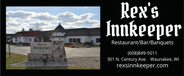 Restaurant/Bar/Banquets, Rex's Innkeeper, Waunakee, WI