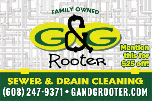Sewer & Drain Cleaning, G&G Rooter, Janesville, WI