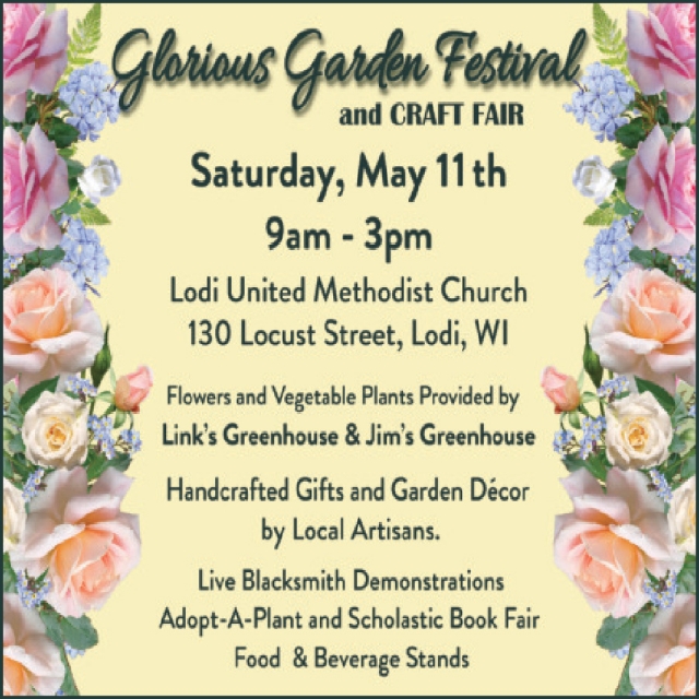 Glorious Garden Festival, Lodi United Methodist Church, Lodi, WI