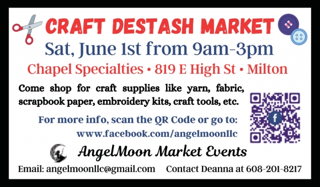 Chapel Specialties, Craft Destash Market (June 1, 2024)