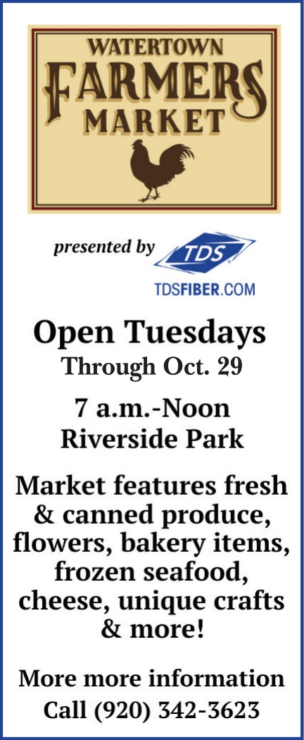 Open Tuesdays, Watertown Farmers Market, Watertown, WI