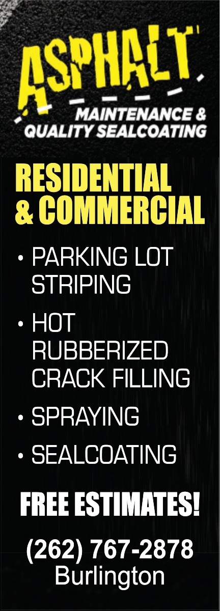 Parking Lot Striping, Asphalt Maintenance / Quality Sealcoat Co, Burlington, WI