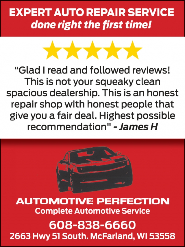 Expert Auto Repair Service, Automotive Perfection
