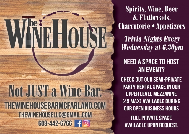Spirits, Wine, Beer & Flatbreads, The WineHouse