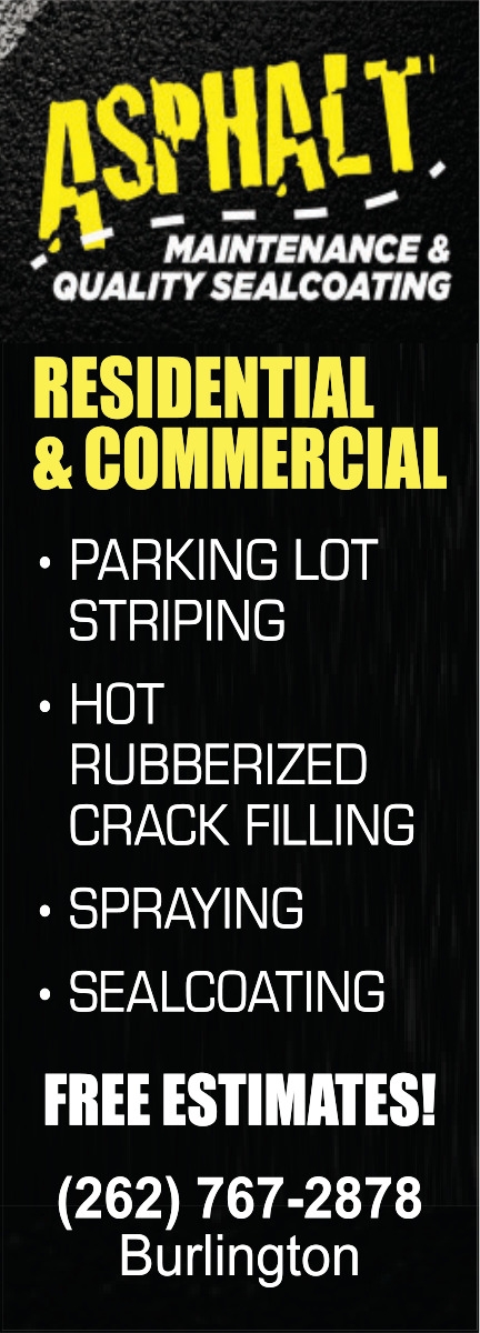 Parking Lot Striping, Asphalt Maintenance / Quality Sealcoat Co, Burlington, WI