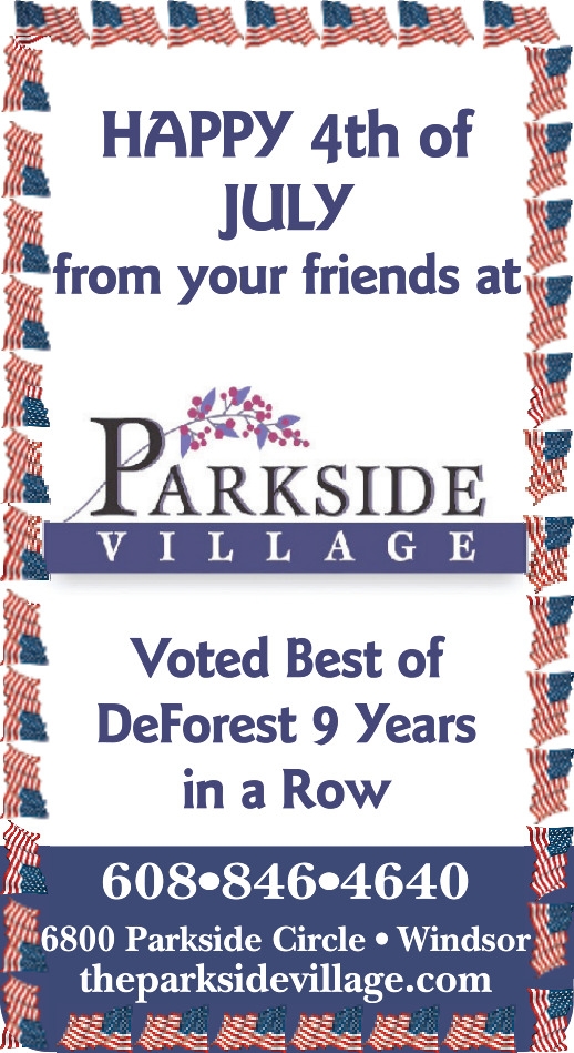 Happy 4th of July, Parkside Village, Deforest, WI