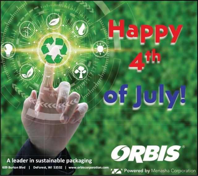 Happy 4th Of July!, ORBIS, De Forest, WI