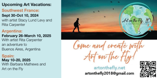 Upcoming Art Vacations, Art on the Fly