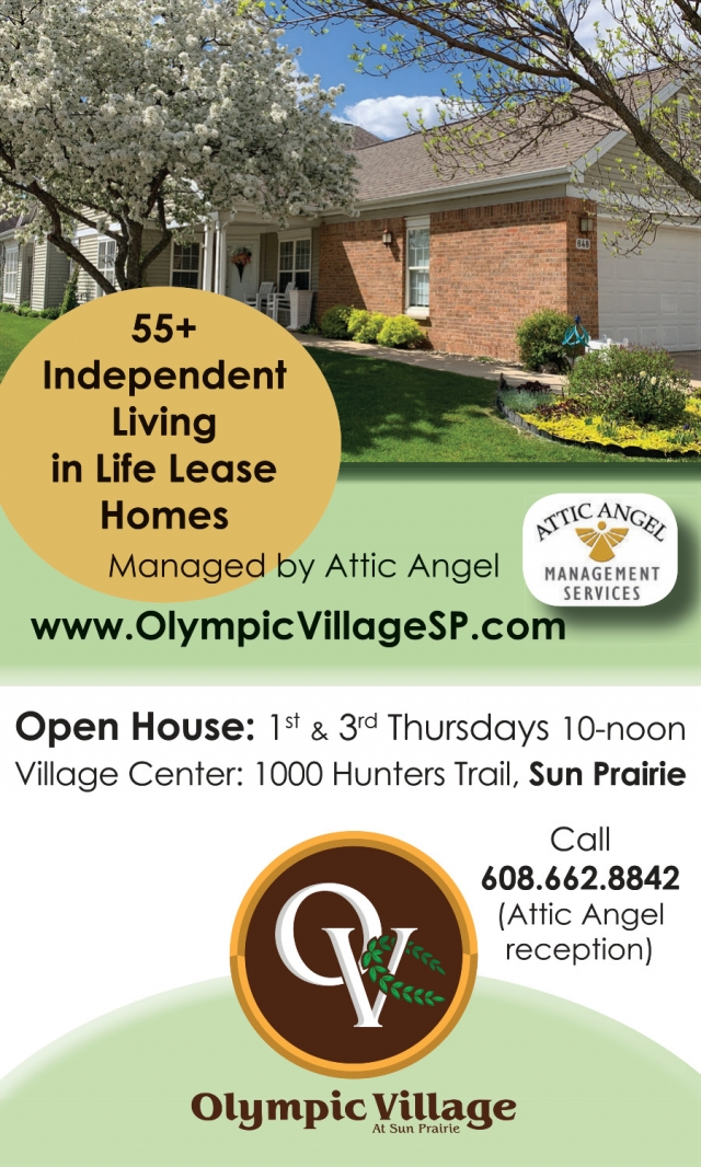 55+ Independent Living In Life Lease Homes, Olympic Village At Sun Prairie, Sun Prairie, WI