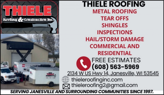 Metal Roofing, Todd Thiele Roofing, Janesville, WI