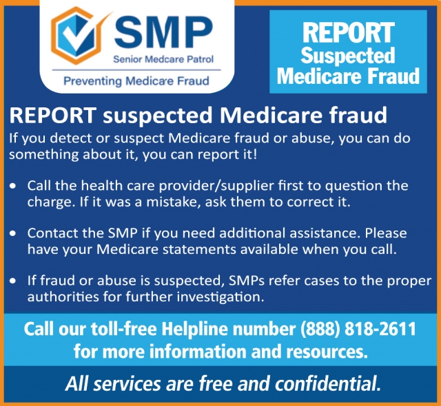 Report Suspected Medicare Fraud, Wisconsin Senior Medicare Patrol, WI