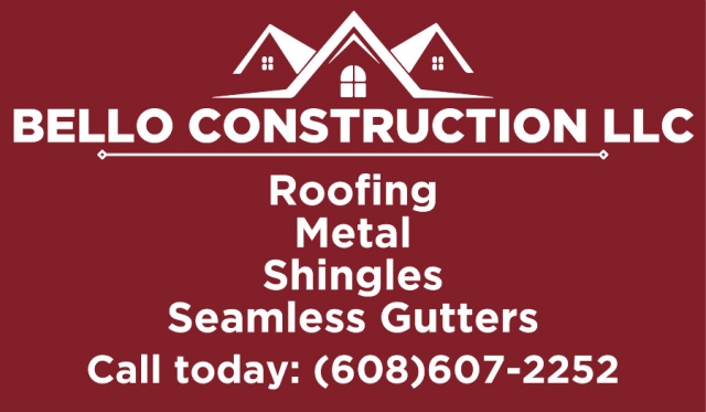 Roofing, Bello Property Services, LLC, Janesville, WI